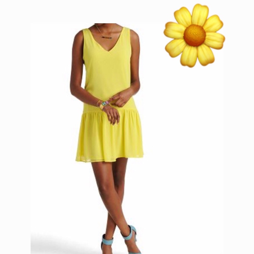 Collective concept deep waist dress